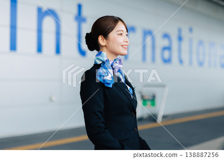 Airport ground staff (Photo courtesy of Kansai International Airport (KIX)) Airport ground staff (Photo courtesy of Kansai International Airport (KIX)) 138887256