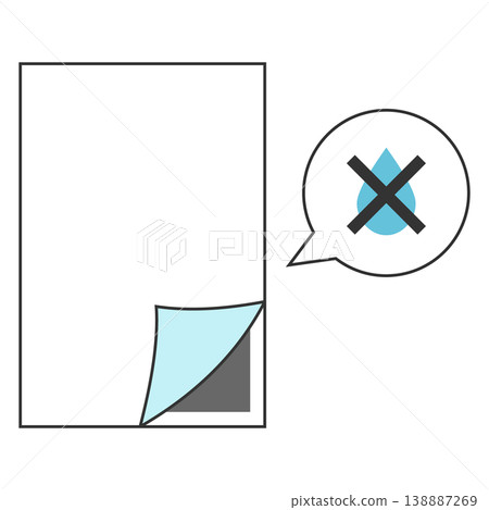 Flip-over postcard (hands should not get wet) 138887269