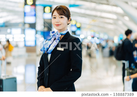 Airport ground staff (Photo courtesy of Kansai International Airport (KIX)) Airport ground staff (Photo courtesy of Kansai International Airport (KIX)) 138887389
