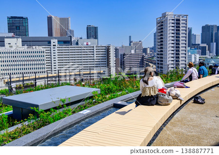 東京，高輪門戶城市，MoN高輪，6樓，足浴露台（文化創作大樓） 138887771