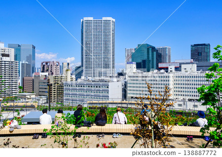 東京，高輪門戶城市，MoN高輪，6樓，足浴露台（文化創作大樓） 138887772