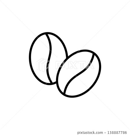Roasted Coffee Beans Icon Roasted Coffee Beans Icon 138887786