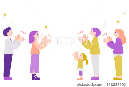 A scene of people applauding; an image of an event or presentation. A scene of people applauding; an image of an event or presentation. 138888302