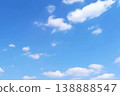 Blue sky and white clouds, refreshing sky, copy space 138888547
