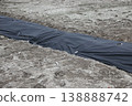 Non-woven fabric perforated mulch for agricultural use 138888742