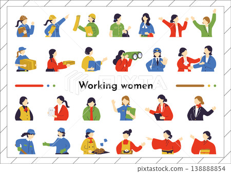 a working woman a working woman 138888854