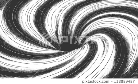 Abstract Black Hole with Radiating Energy Lines 138889487