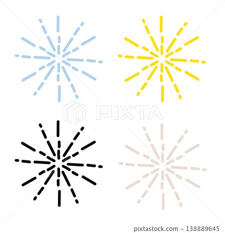 It is a fireworks illustration. 138889645
