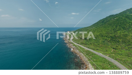 2026年四月12日的福隆海水浴場空拍美景 2026年四月12日的福隆海水浴場空拍美景 138889759