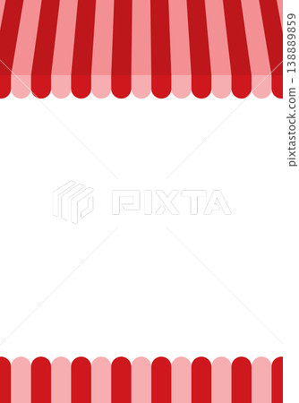 This is a colorful sunshade illustration. 138889859