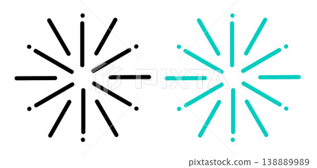 It is a fireworks illustration. It is a fireworks illustration. 138889989