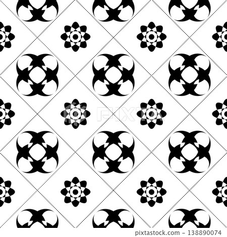 This is an illustration of a tile pattern. This is an illustration of a tile pattern. 138890074