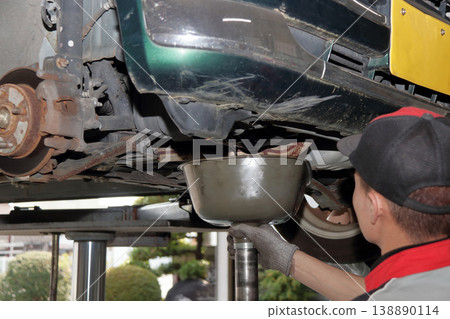 Automotive inspection, maintenance, and repair shop, repair technician, mechanic Automotive inspection, maintenance, and repair shop, repair technician, mechanic 138890114