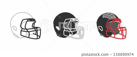 set of american football player set of american football player 138890974