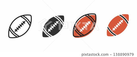 set of american football player  138890979