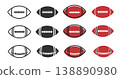 set of american football player set of american football player 138890980