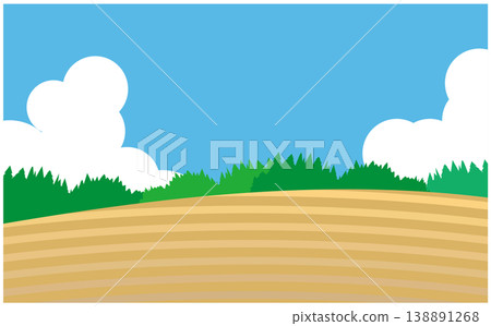 Farmland background for agricultural imagery 138891268
