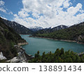 Landscape with dam lake 138891434