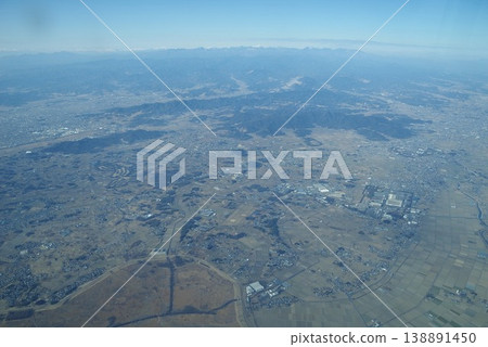 A peaceful townscape seen from above A peaceful townscape seen from above 138891450
