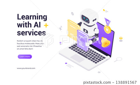 Artificial Intelligence Powered Learning Platform Educational Services Enhancing Knowledge With Modern Technology Artificial Intelligence Powered Learning Platform Educational Services Enhancing Knowledge With Modern Technology 138891567