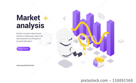 Artificial Intelligence Market Analysis Business Data Visualization Financial Technology Tools Isometric Banner Template Artificial Intelligence Market Analysis Business Data Visualization Financial Technology Tools Isometric Banner Template 138891568