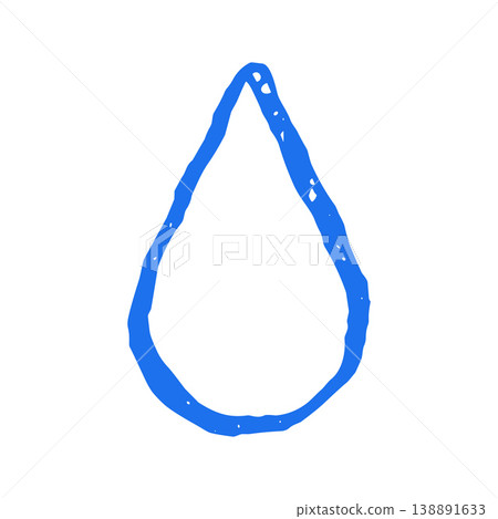 Water Drop Raindrop Or Tear Symbol Doodle Hand Drawn Vector Graphic Illustration Water Drop Raindrop Or Tear Symbol Doodle Hand Drawn Vector Graphic Illustration 138891633