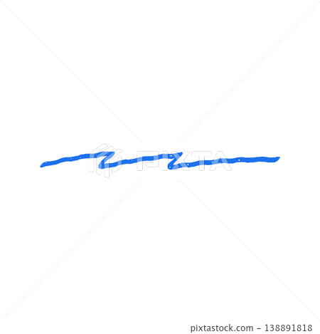 Abstract Blue Wave Line Hand Drawn Doodle Grunge Vector Illustration Abstract Blue Wave Line Hand Drawn Doodle Grunge Vector Illustration 138891818