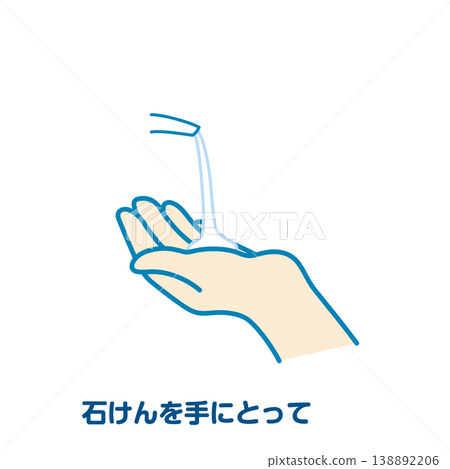 Take the soap in your hand 138892206