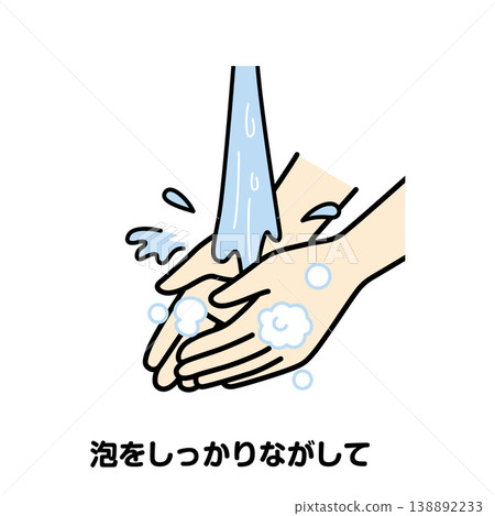 Rinse off the foam thoroughly. 138892233