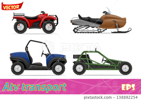 atv automobile off roads vector illustration atv automobile off roads vector illustration 138892254