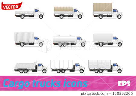 trucks semi trailer vector illustration trucks semi trailer vector illustration 138892260