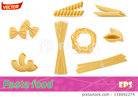 pasta set icons vector illustration pasta set icons vector illustration 138892274