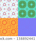 abstract line pattern set 138892441