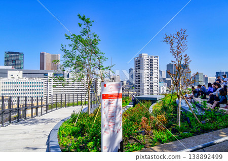 Tokyo, Takanawa Gateway City, MoN Takanawa, 6F, Footbath Terrace (Cultural Creation Building) 138892499