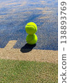 Two tennis balls balancing | Unique moments on the court 138893769