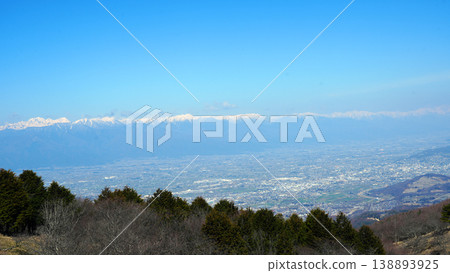 View of the Northern Alps towards Matsumoto from Takabocchi Plateau View of the Northern Alps towards Matsumoto from Takabocchi Plateau 138893925