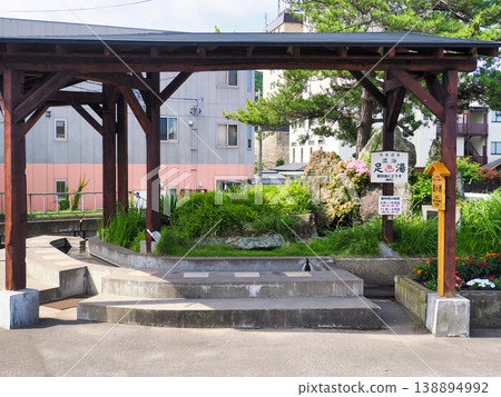 青森縣青森市淺蟲海岸站前設有免費足浴池 青森縣青森市淺蟲海岸站前設有免費足浴池 138894992
