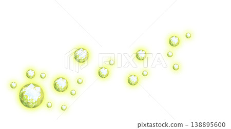 Glowing jewel decoration, yellow 138895600