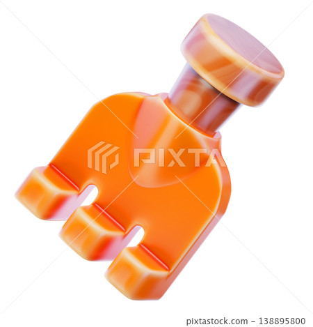 Pitchfork 3d render icon Pitchfork 3d render icon 138895800