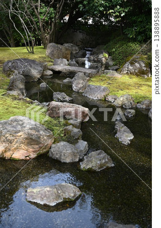 garden stone in the Jonangu Shrine garden stone in the Jonangu Shrine 138895888