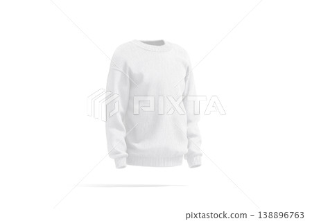 Blank white knitted sweater mock up png, transparent background, 3d rendering. Empty textile or knitting jumper winter mockup cut out. Clear nordic woolen or fleece clothing for warm wear template. Blank white knitted sweater mock up png, transparent background, 3d rendering. Empty textile or knitting jumper winter mockup cut out. Clear nordic woolen or fleece clothing for warm wear template. 138896763