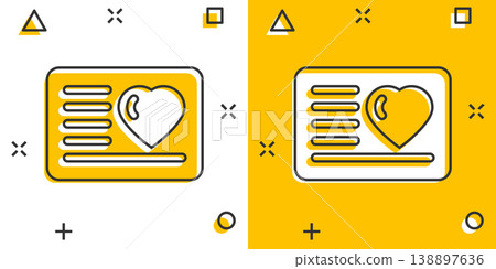 Loyalty card icon in comic style. Reward cartoon vector illustration on white isolated background. Discount splash effect business concept. Loyalty card icon in comic style. Reward cartoon vector illustration on white isolated background. Discount splash effect business concept. 138897636
