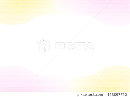 Background: A two-color gradient of wavy and striped patterns in pink and yellow. Background: A two-color gradient of wavy and striped patterns in pink and yellow. 138897750