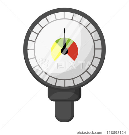 Detailed Round Gauge 138898124