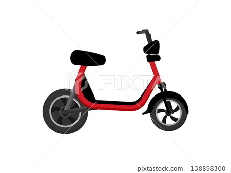 Red Electric Scooter Red Electric Scooter 138898300