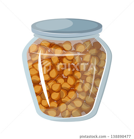 Jar with Chickpeas Jar with Chickpeas 138898477