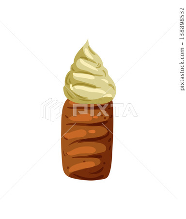 Waffle Cone Ice Cream 138898532