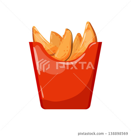 Potato Wedges in Carton 138898569