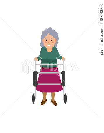 Senior Woman in Wheelchair Senior Woman in Wheelchair 138898668