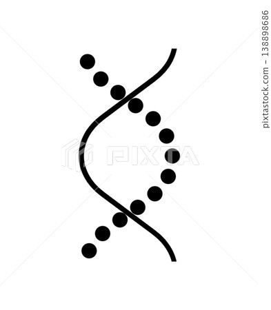 DNA Helix Icon 138898686